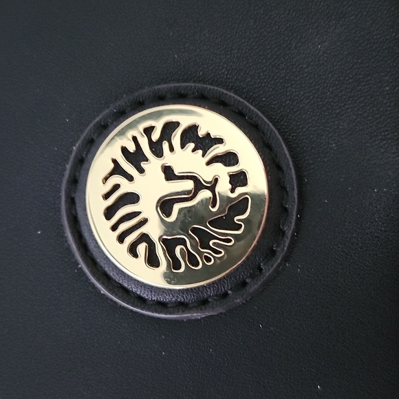 Anne Klein Off The Grid Black Faux Leather Backpack - Picture 3 of 16